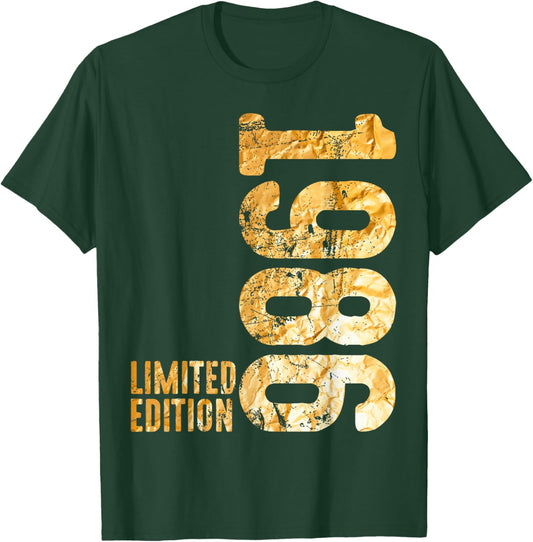 40th Birthday Man Woman 40 Years 1986 Decorative Gift Funny T-Shirt - T-Shirt | Forest