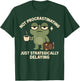 Not Procrastinating Funny Lazy Grumpy Frog T-Shirt - T-Shirt | Forest