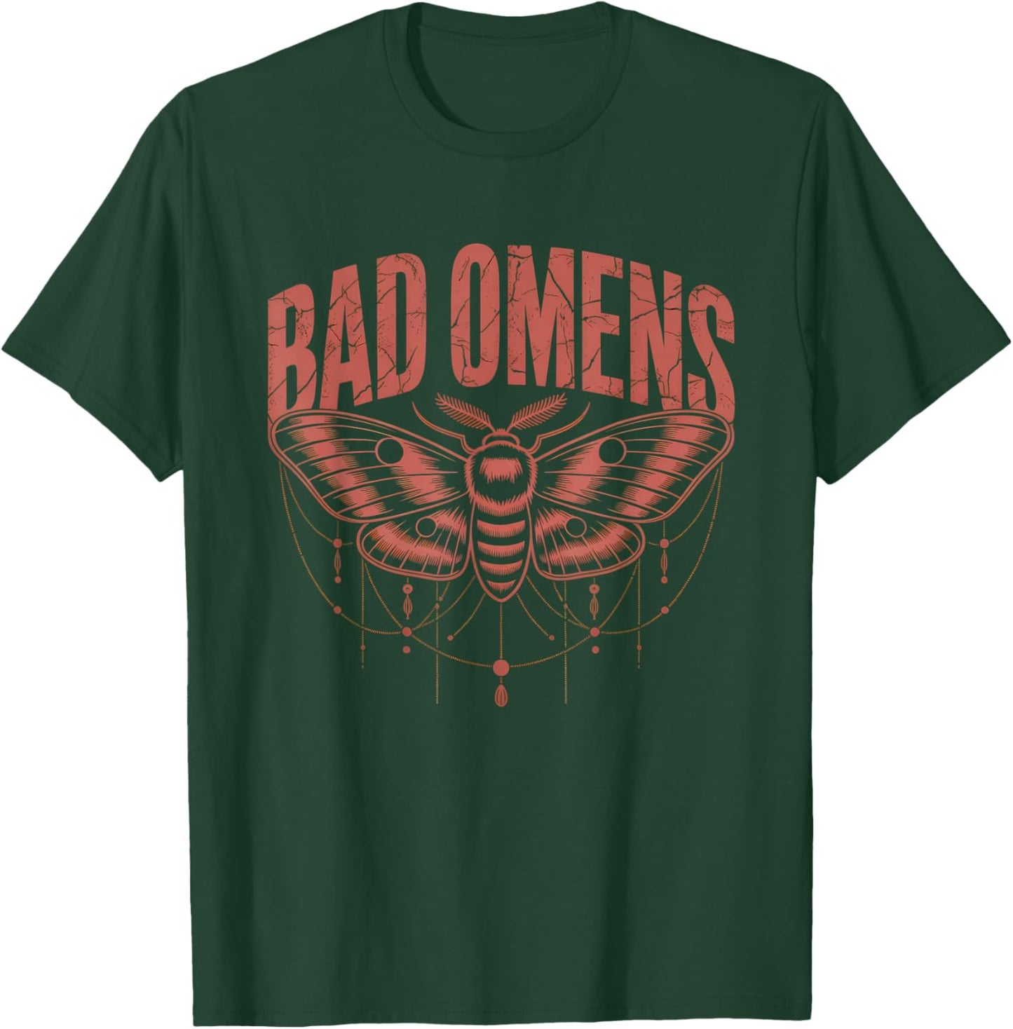Bad Omens Motte Mythos Aberglaube Damen Herren T-Shirt - T-Shirt | Forest