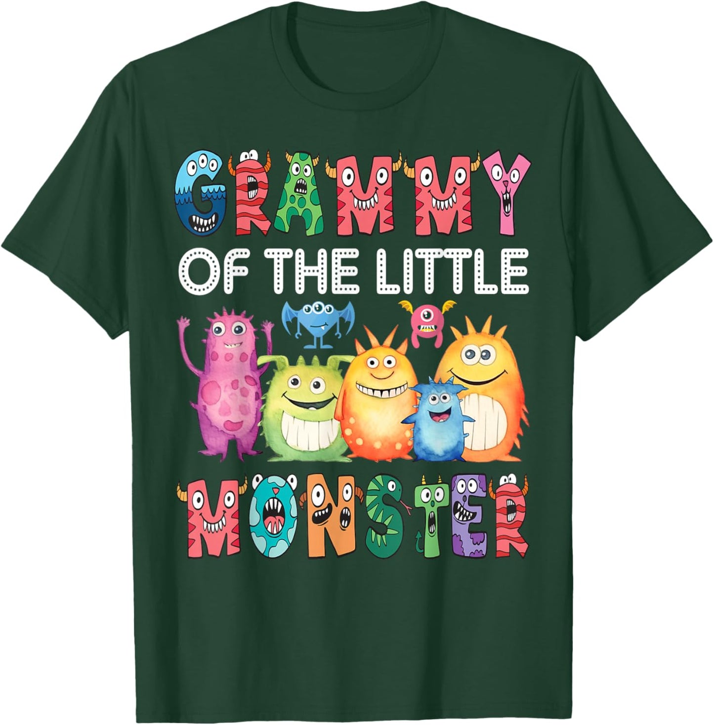 Grammy Of The Little Monster Kids 1St Birthday Party T-Shirt - T-Shirt | Forest