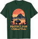 Save Our National Parks Resist Service Bison Buffalo Vintage T-Shirt - T-Shirt | Forest