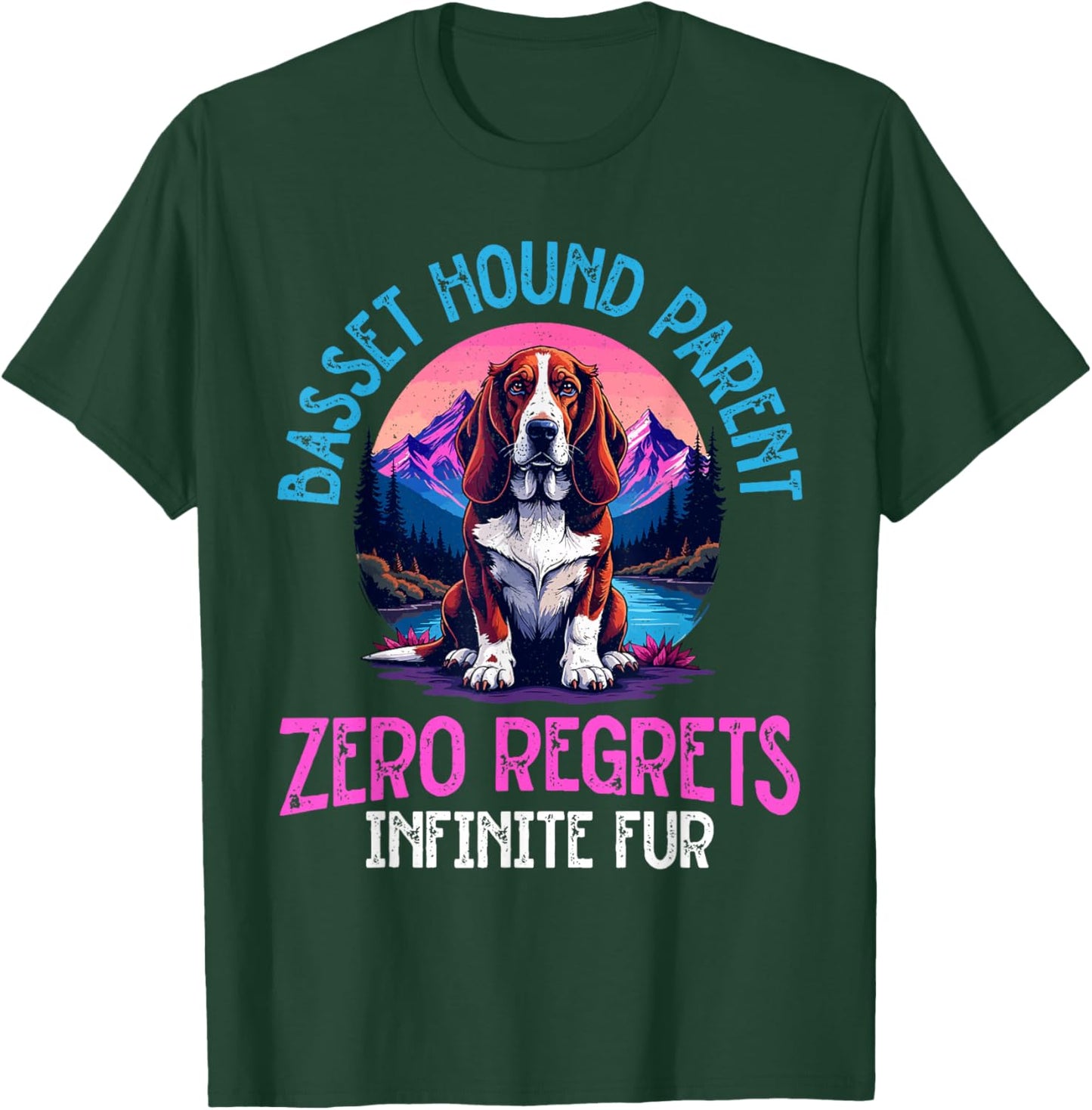 Basset Hound Dog T-Shirt - T-Shirt | Forest
