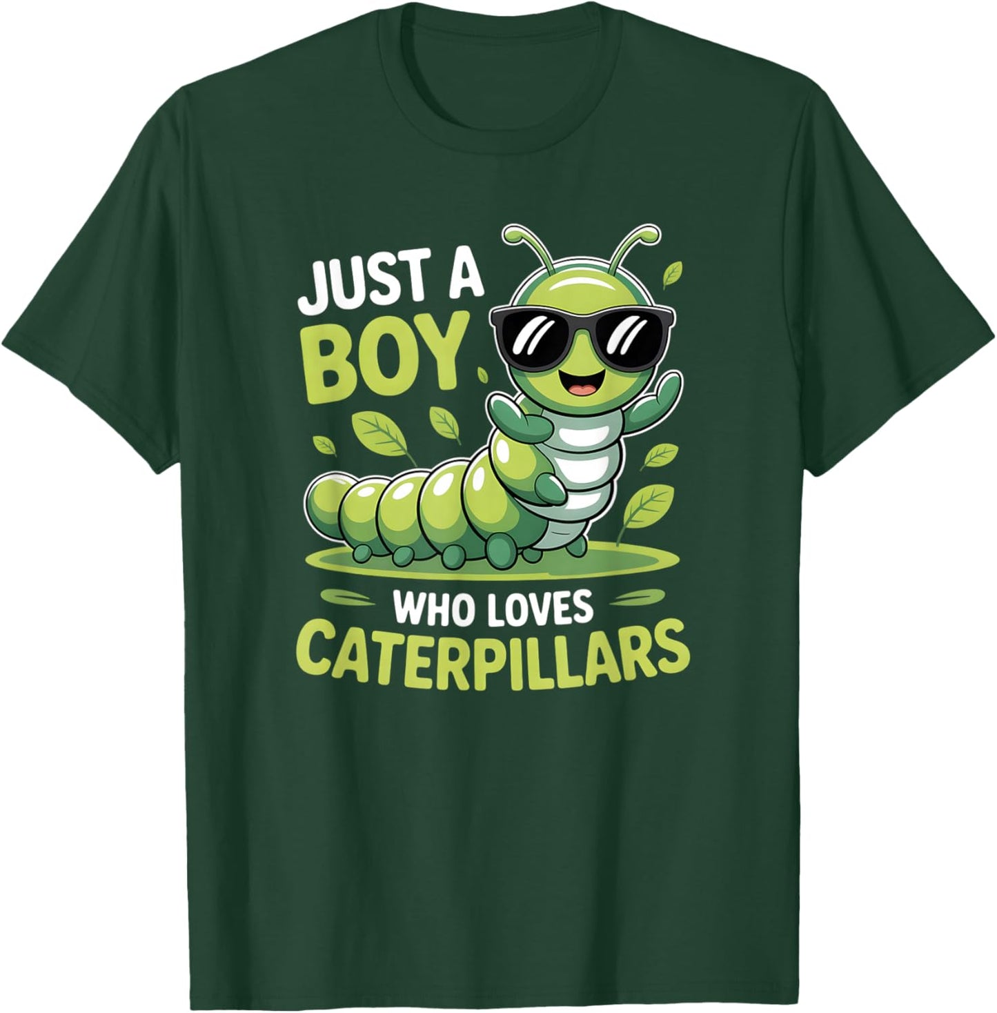 Boys Caterpillar T-Shirt - T-Shirt | Forest