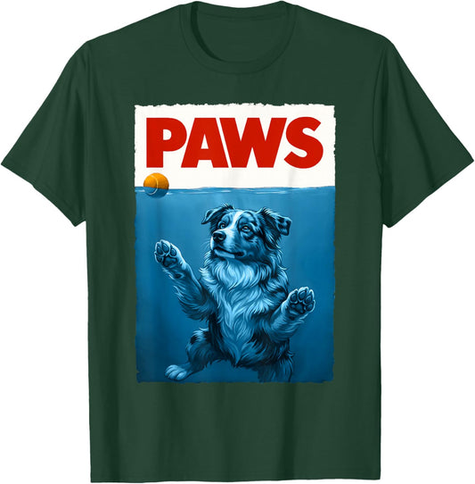 Cute Aussie Dog Aussie Mom Funny Australian Shepherd T-Shirt - T-Shirt | Forest