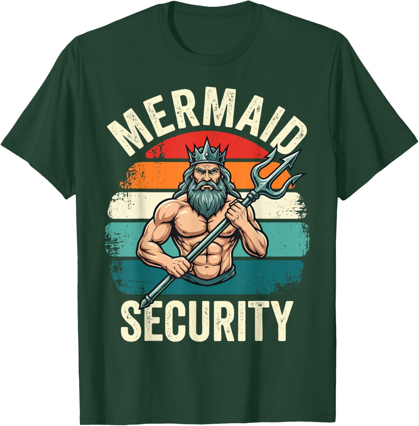 Mermaid Security T-Shirt - T-Shirt | Forest