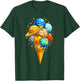 Solar System Planet Ice Cream Space Astronomy Kids T-Shirt - T-Shirt | Forest
