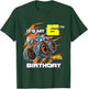 Kids Hot Wheels Monster Trucks - It's My 6th Birthday T-Shirt - T-Shirt | Forest