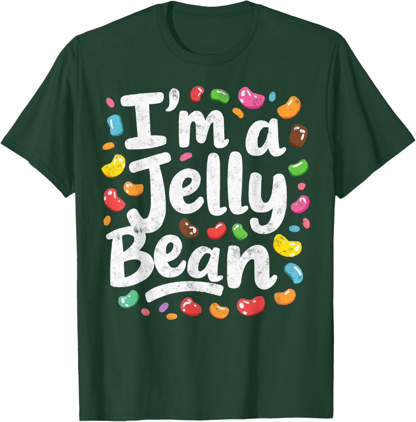 Pretend I'm a Jelly Bean Last Minute Halloween Costume T-Shirt - T-Shirt | Forest
