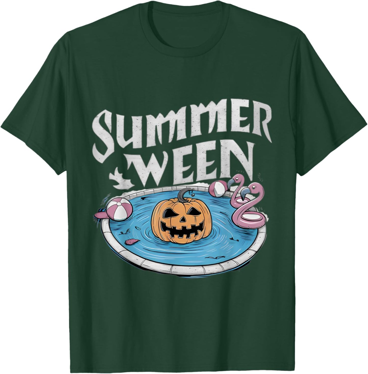 Summerween Halloween Spooky Men Women Kids T-Shirt - T-Shirt | Forest