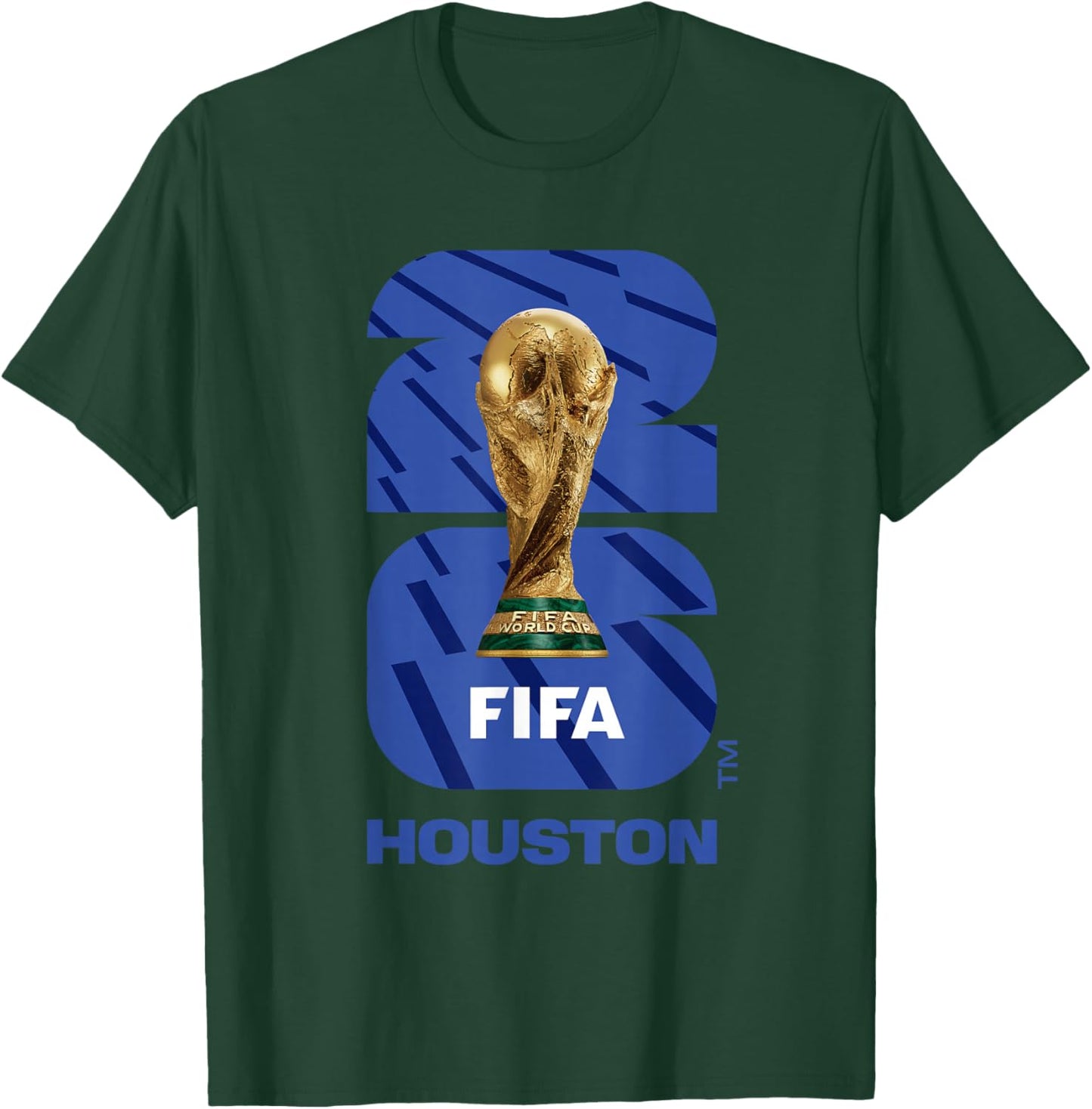 FIFA World CUP26 Houston Trophy Color T-Shirt - T-Shirt | Forest