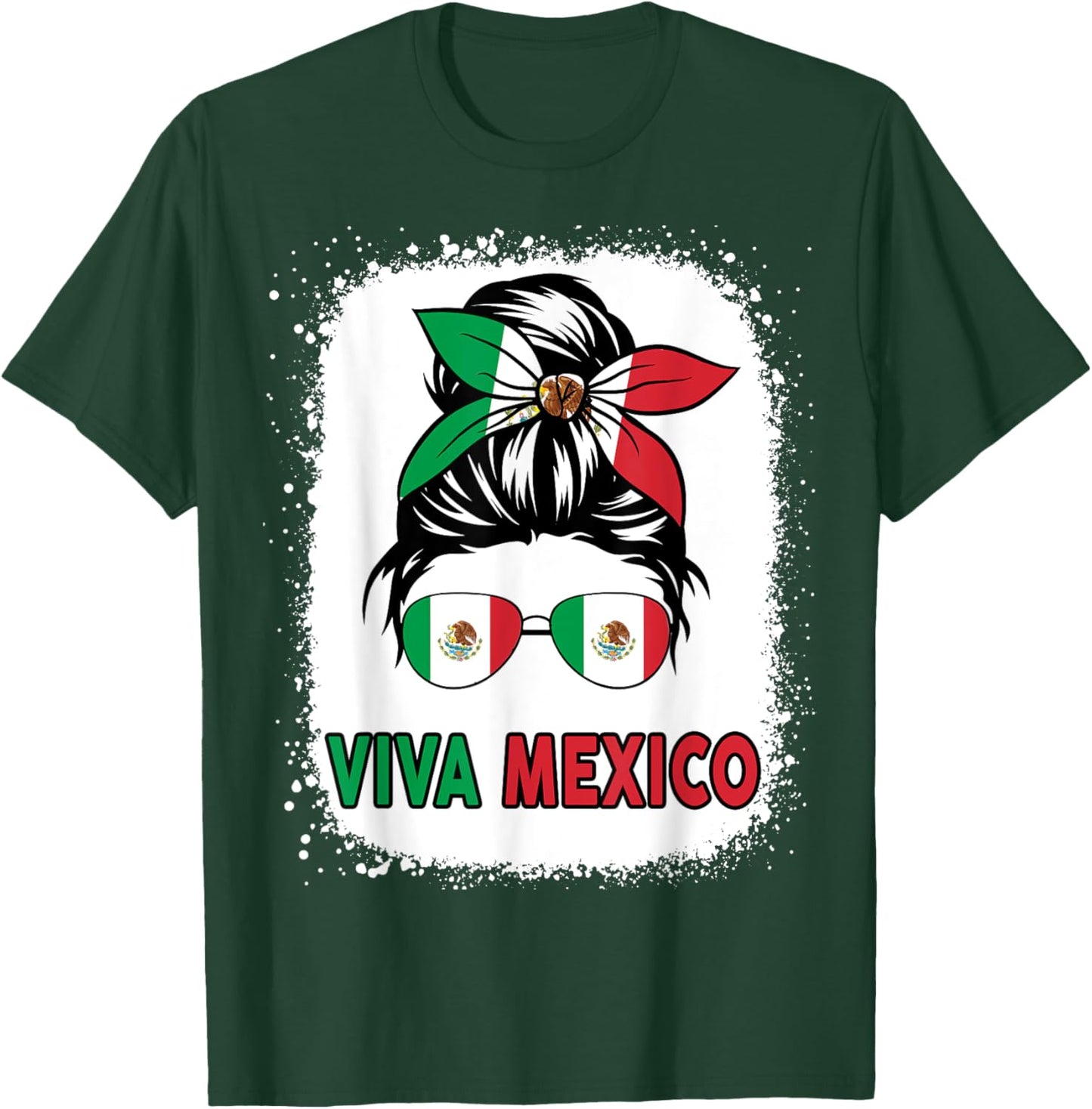 Viva Mexico Women Girl Cinco De Mayo Funny Mexican T-Shirt - T-Shirt | Forest