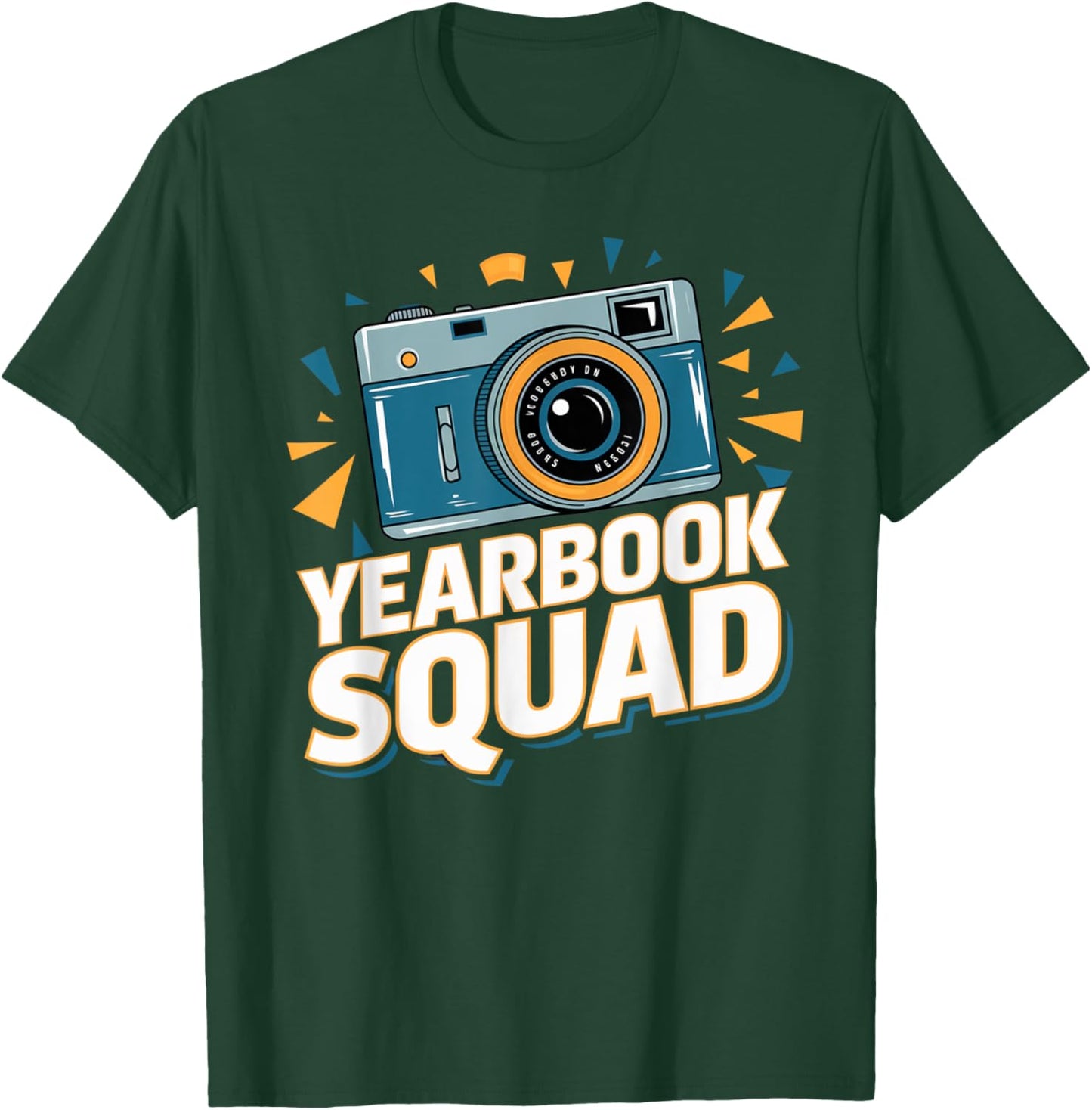 Yearbook Squad - Fun & Retro Photography Design T-Shirt - T-Shirt | Forest