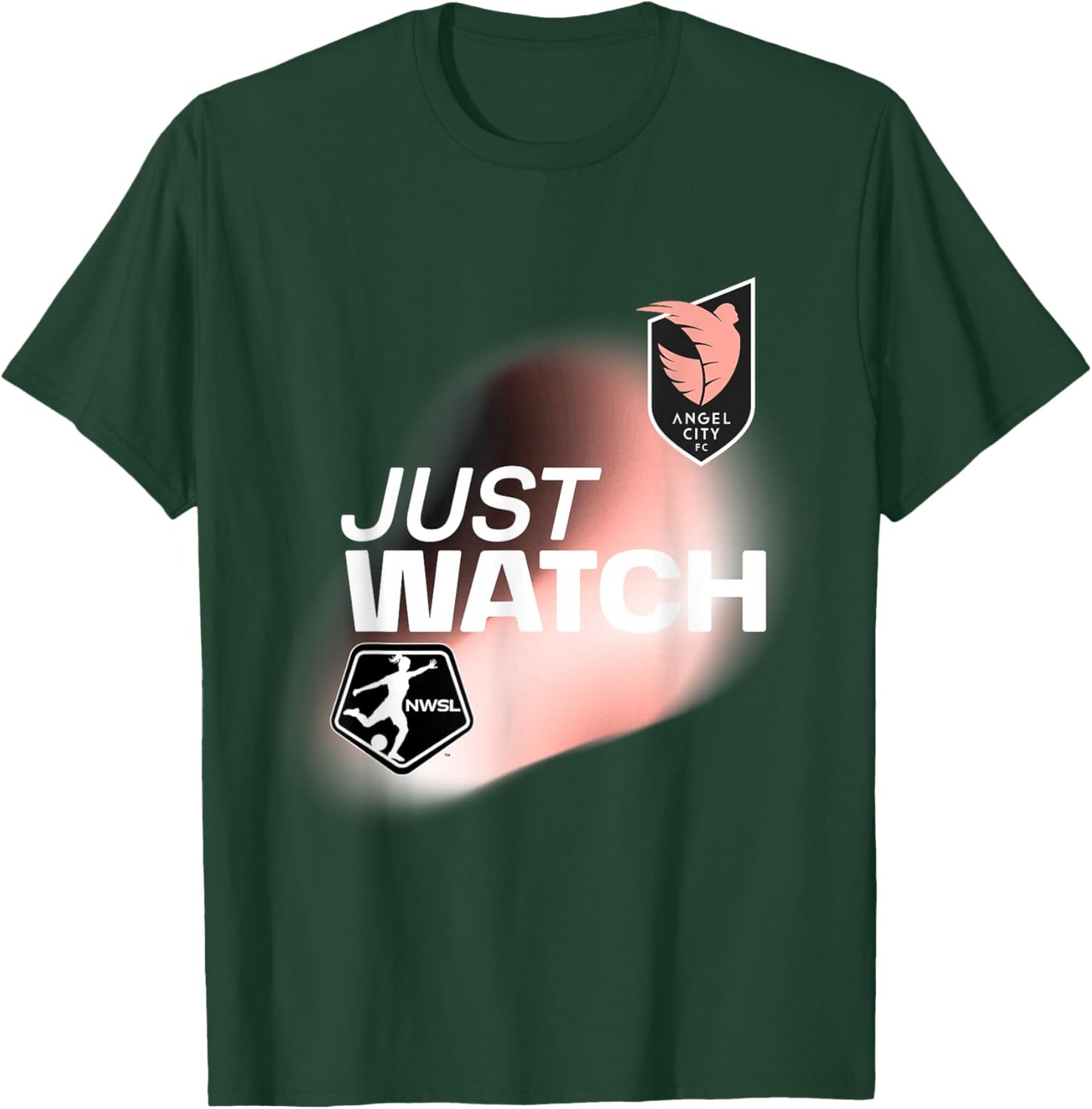 Officially Licensed Angel City FC Just Watch NWSL T-Shirt - T-Shirt | Forest