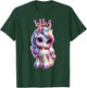 Lila Cute Unicorn Design for Girls Name Lila T-Shirt - T-Shirt | Forest