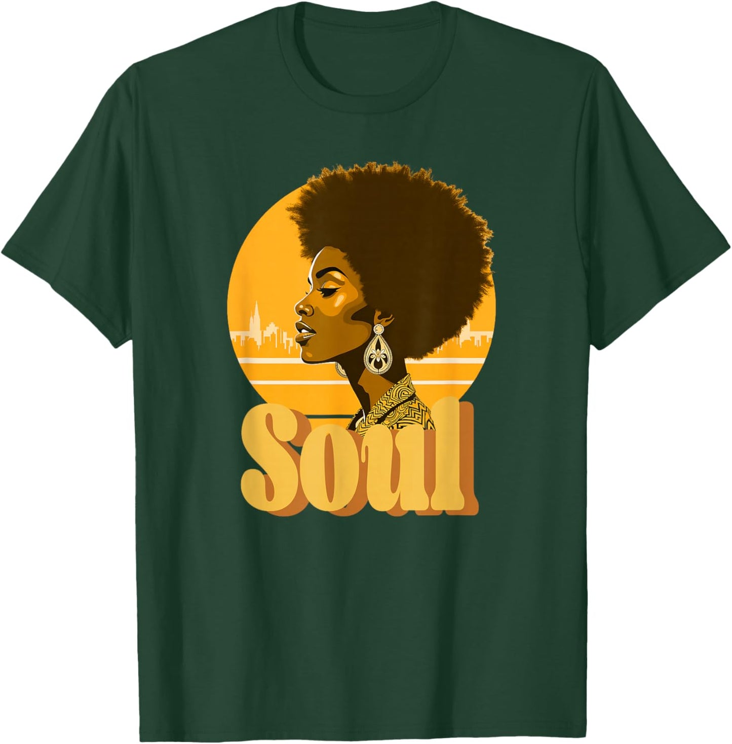 I Love 70's 80's Funk Soul Music T-Shirt - T-Shirt | Forest