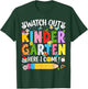 Watch Out Kindergarten Here I Come Back to School Girls Kids T-Shirt - T-Shirt | Forest