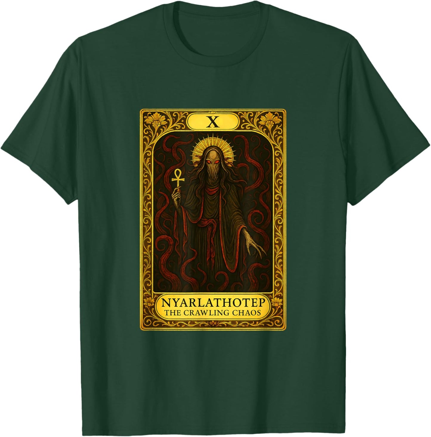 Nyarlathotep Miskatonic Lovecraftscher Kosmischer Horror T-Shirt - T-Shirt | Forest