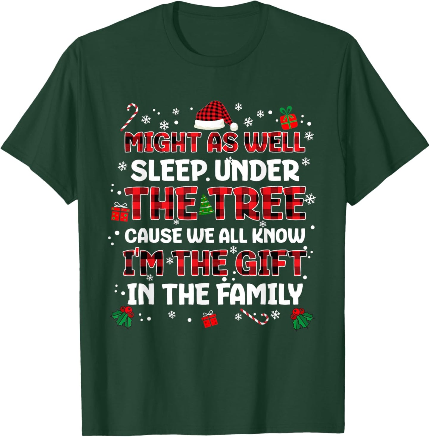 Humour Christmas Favorite Person Family Funny Christmas T-Shirt - T-Shirt | Forest