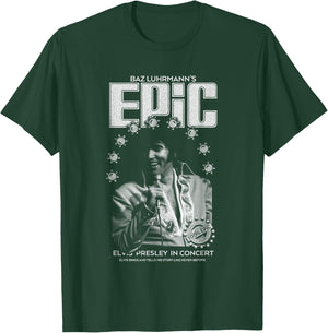 Elvis Presley Epic Black and White Portrait T-Shirt - T-Shirt | Forest