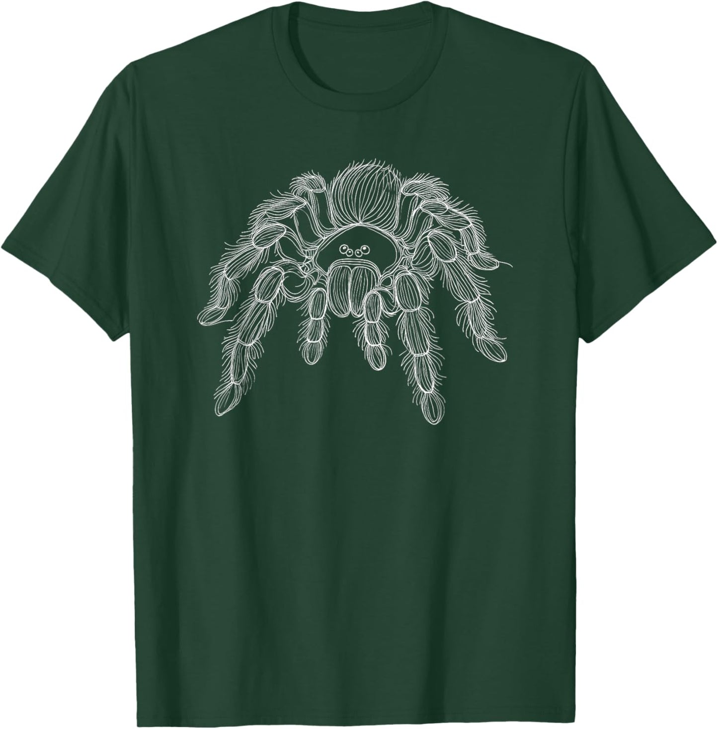Line Art Tarantula Enclosure Tarantulas T-Shirt - T-Shirt | Forest