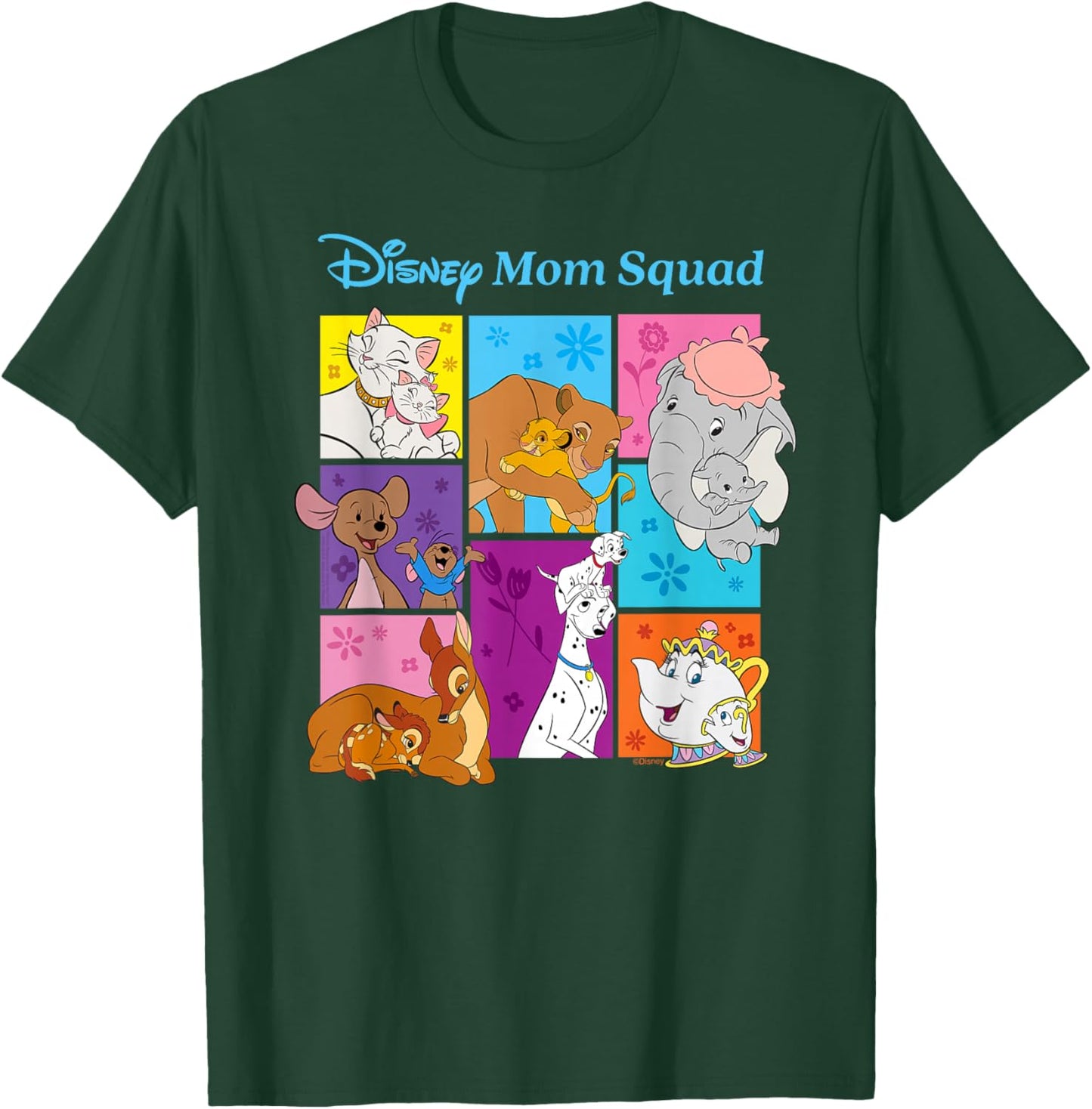 Disney Mom Squad Famous Moms & Kids Mother's Day Family Trip T-Shirt - T-Shirt | Forest