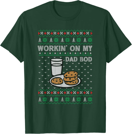 Pregnancy New Mom Baby Pregnant Christmas Matching Couples T-Shirt - T-Shirt | Forest
