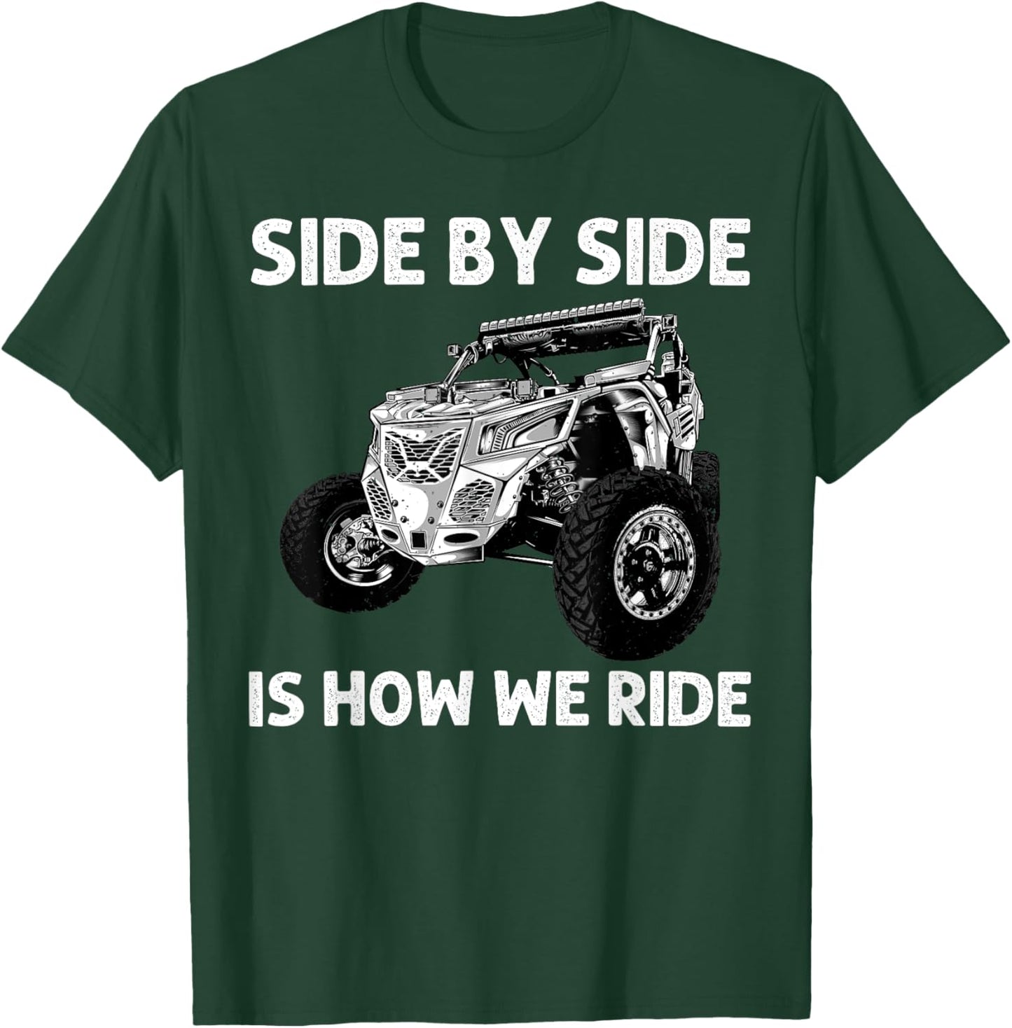 Funny SxS Design Women Offroading UTV Side By Side T-Shirt - T-Shirt | Forest