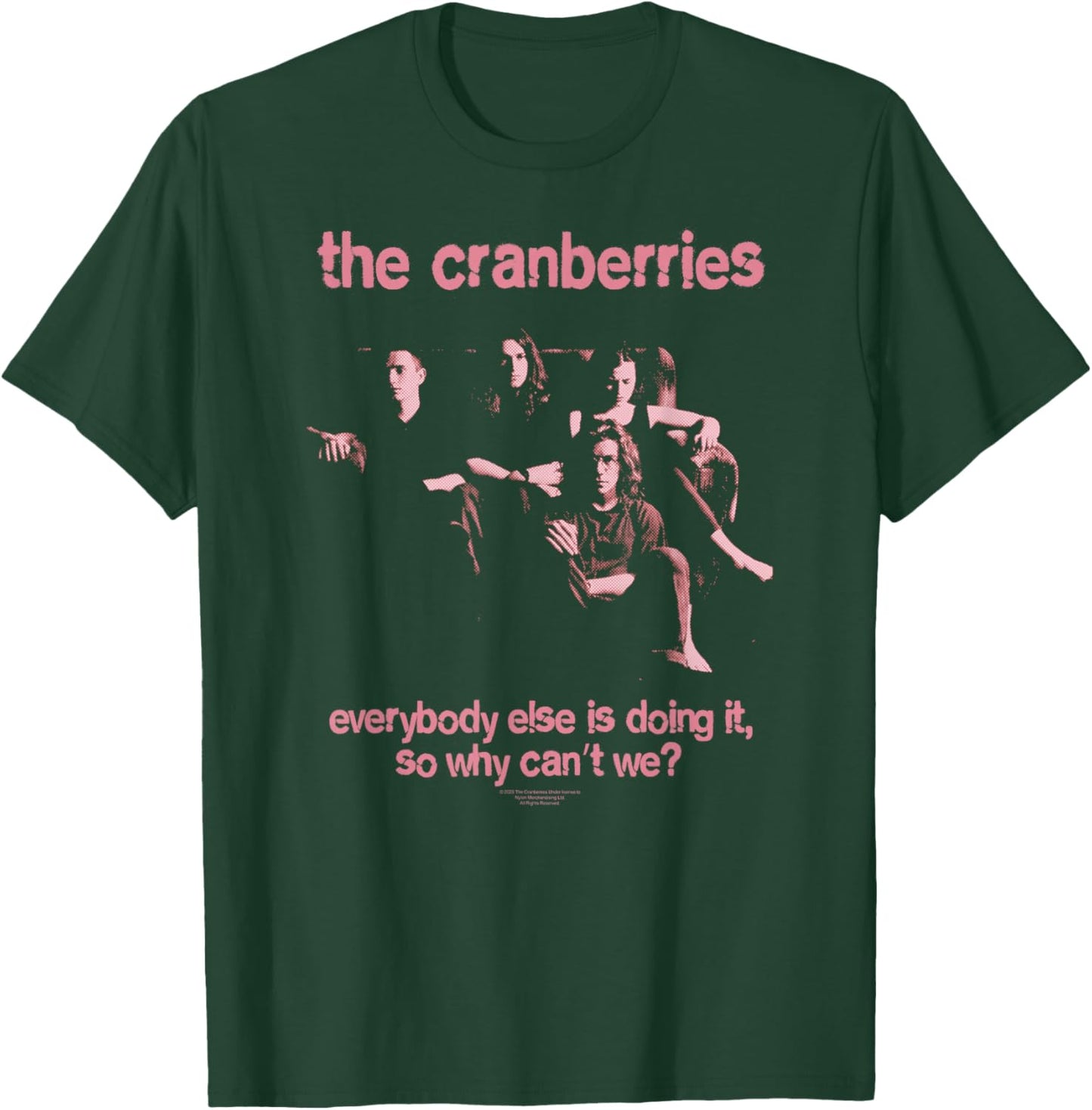 The Cranberries Everybody Else is Doing It Pink Vintage Band T-Shirt - T-Shirt | Forest