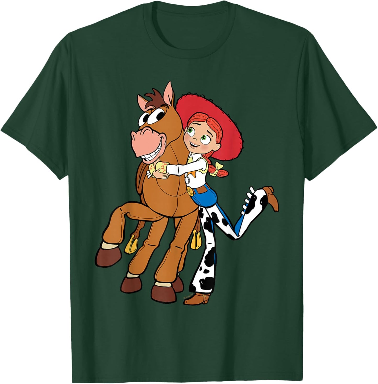 Disney and Pixar's Toy Story 5 Sheriff Jessie & Bullseye Hug T-Shirt - T-Shirt | Forest