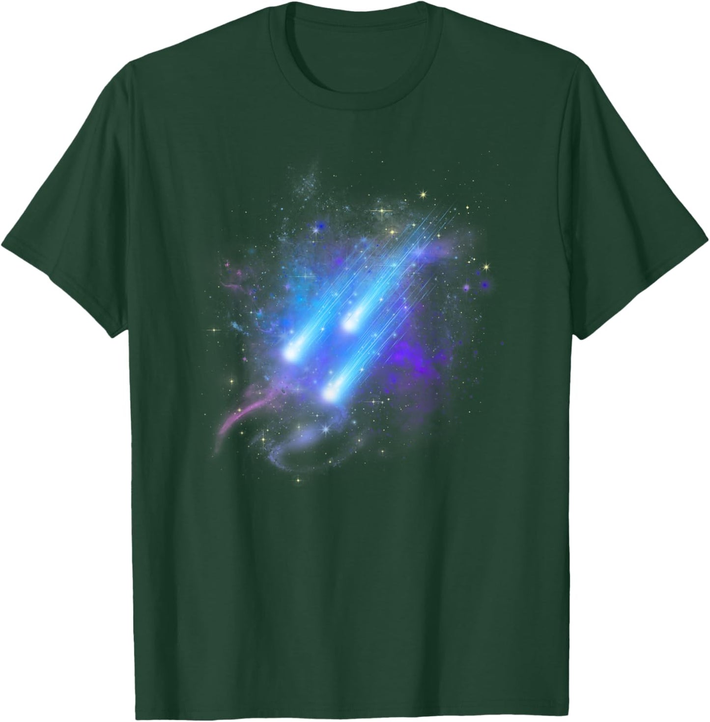 Comets Outer Space Astonomer Shooting Stars Planets Comet T-Shirt - T-Shirt | Forest