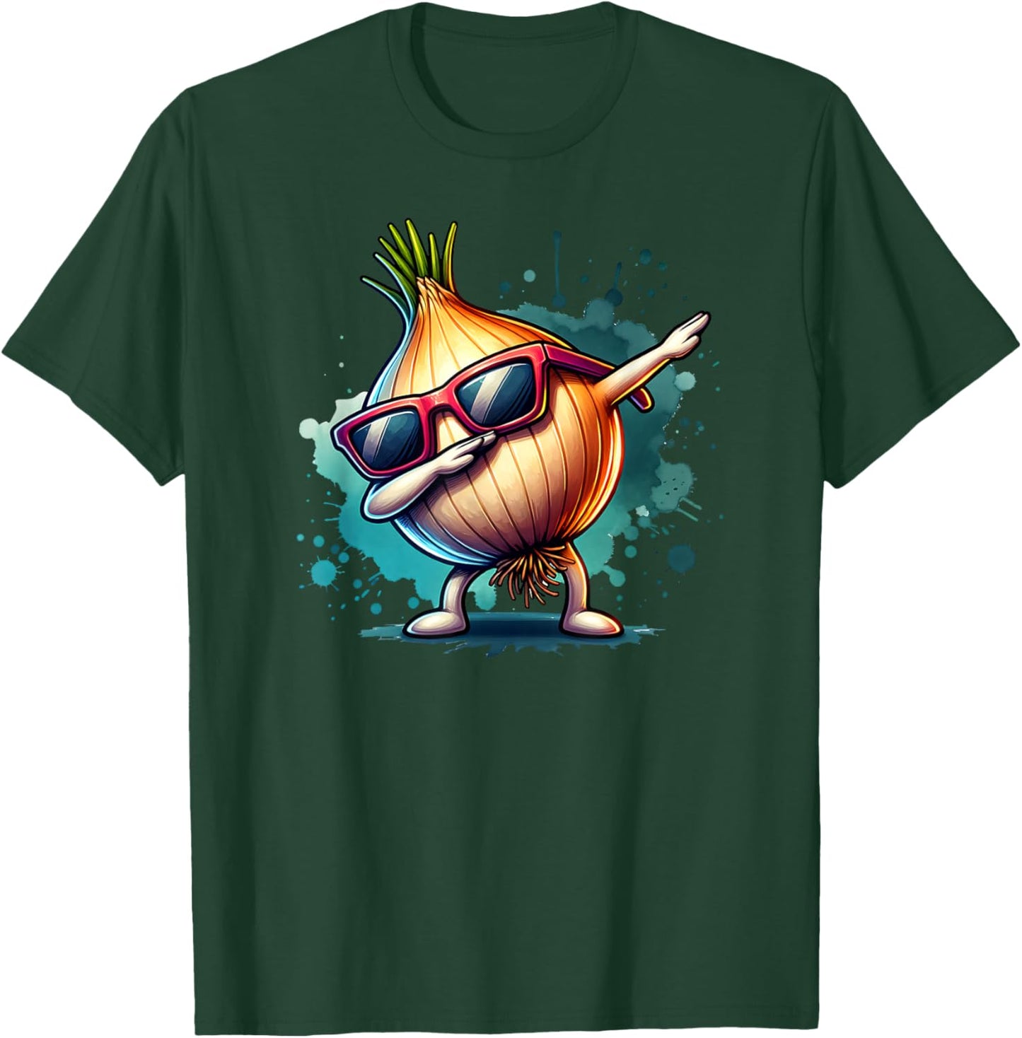 Colorful Onion with Sunglasses T-Shirt - T-Shirt | Forest