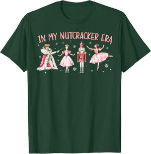 in My Nutcracker Era Christmas Xmas Holiday Pajama Retro T-Shirt - T-Shirt | Forest