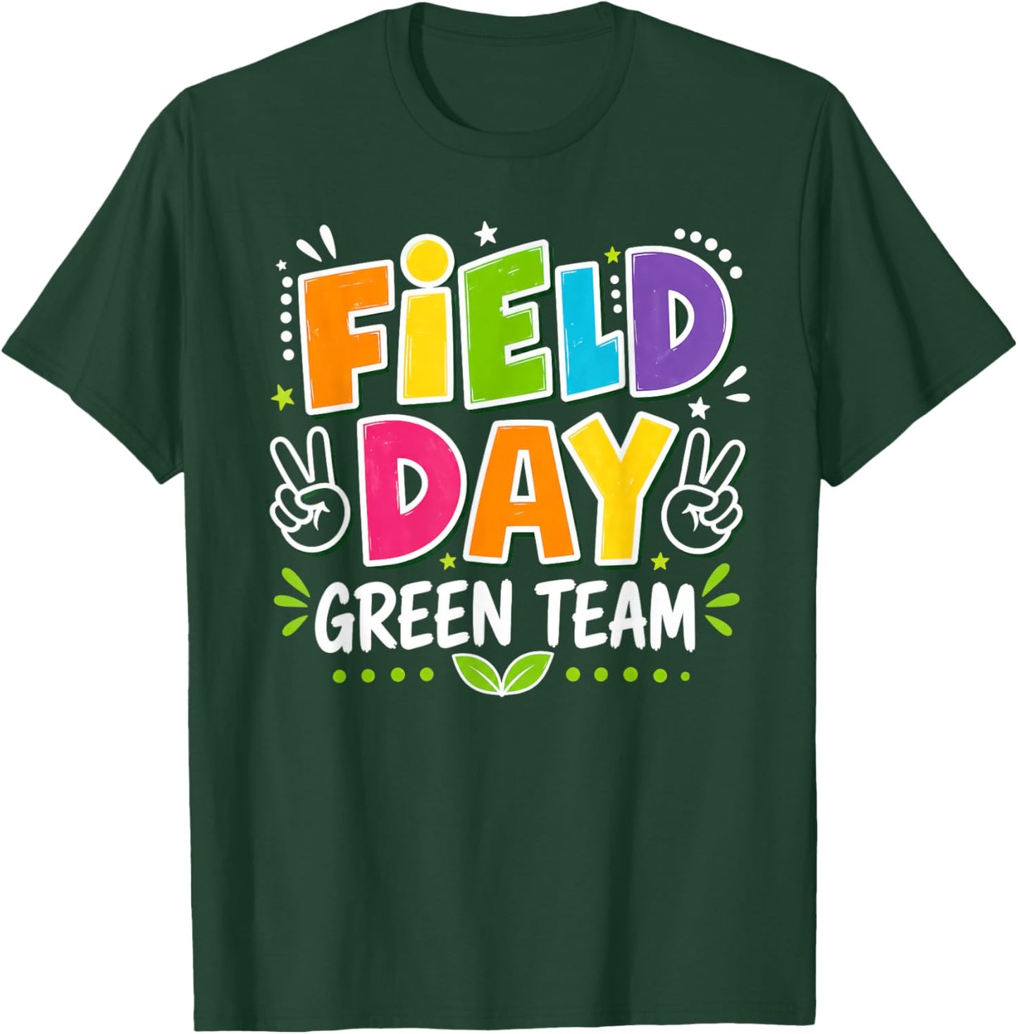 Field Day Green Team Field Day Games T-Shirt - T-Shirt | Forest