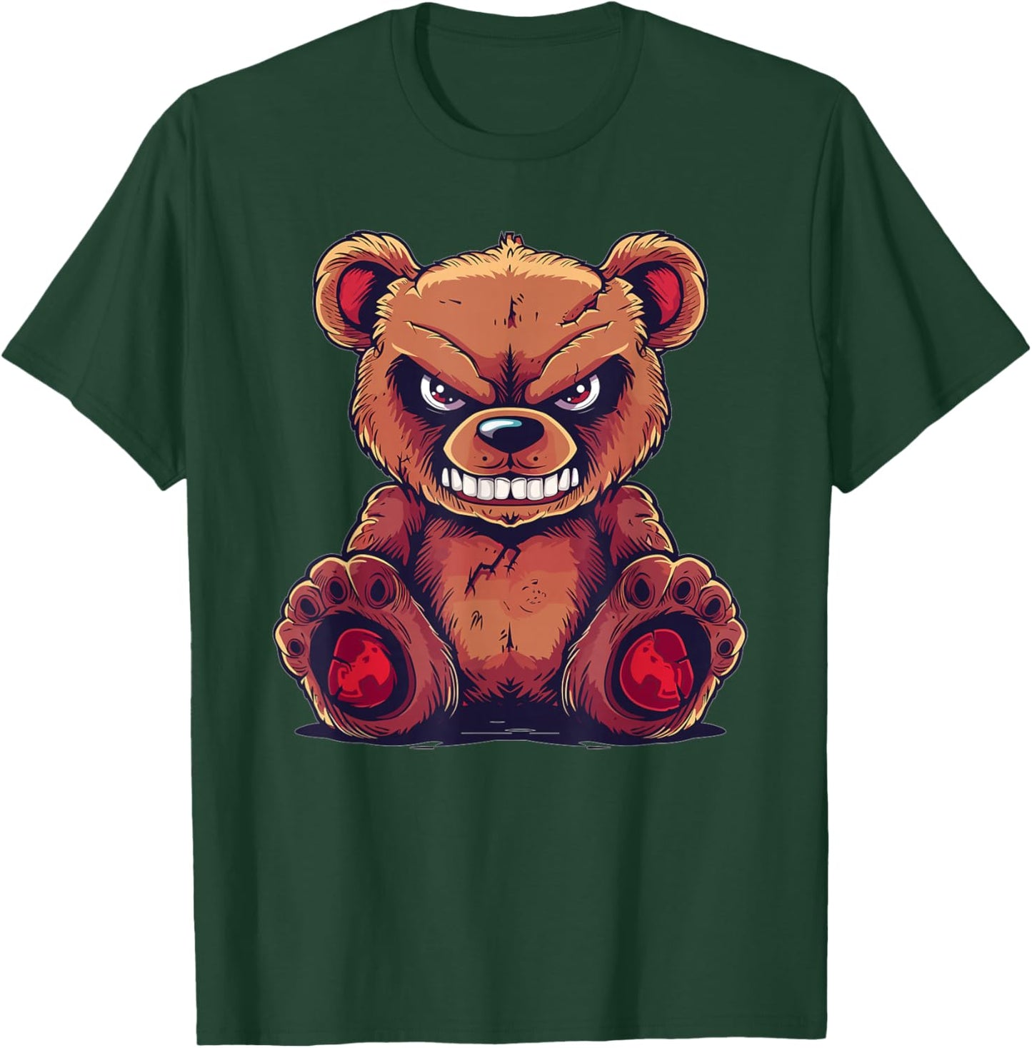 Evil Teddy Bear T-Shirt - T-Shirt | Forest