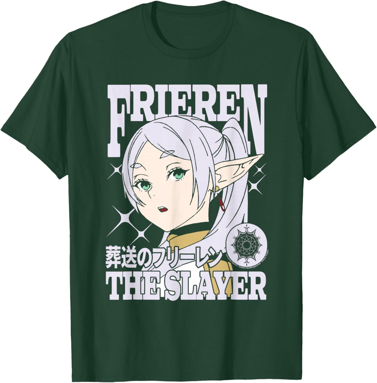 Frieren: Beyond Journey's End The Slayer Portrait Anime T-Shirt - T-Shirt | Forest