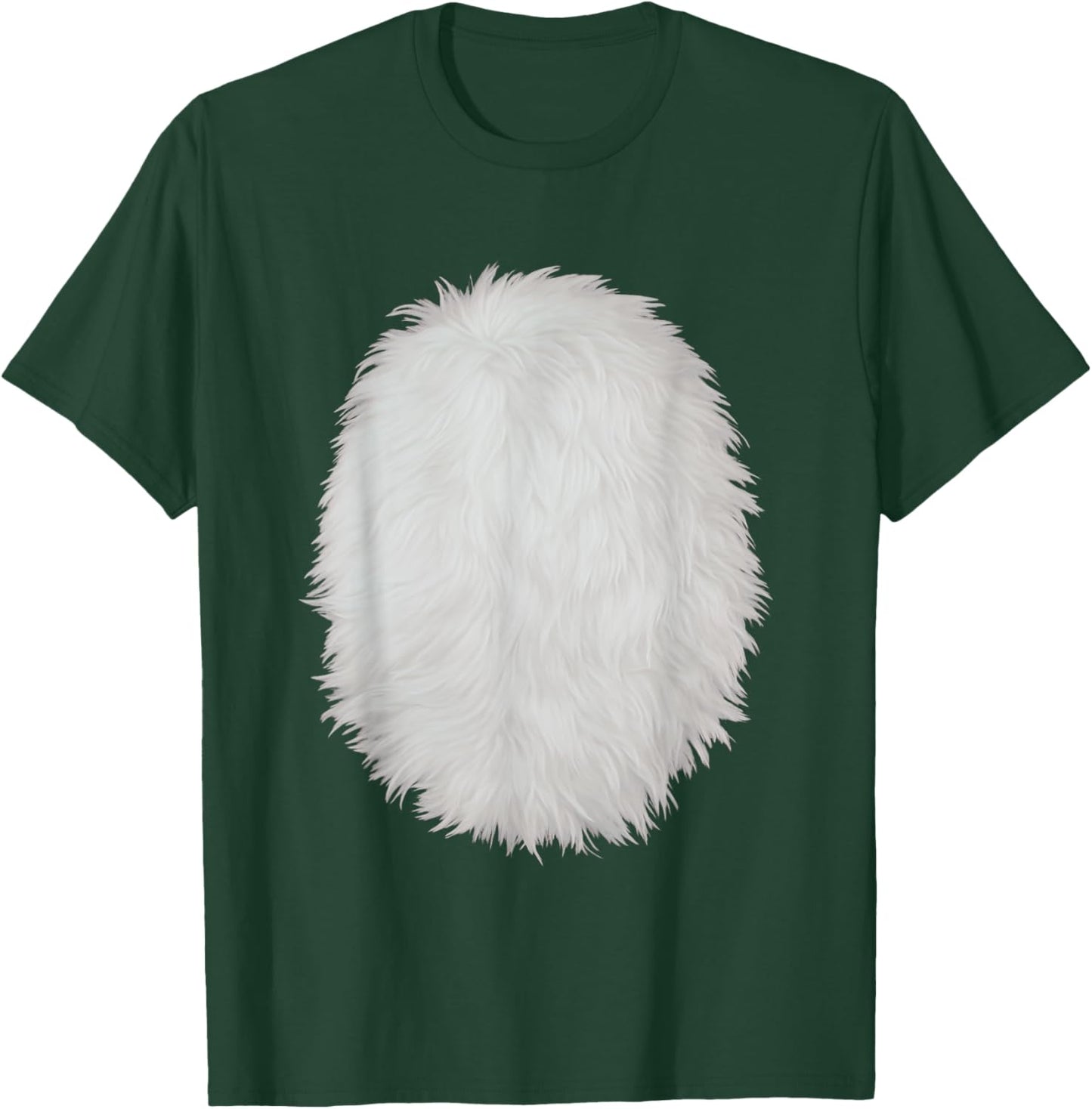 White Belly Costume DIY Cosplay Panda Bear Cat Skunk Deer T-Shirt - T-Shirt | Forest