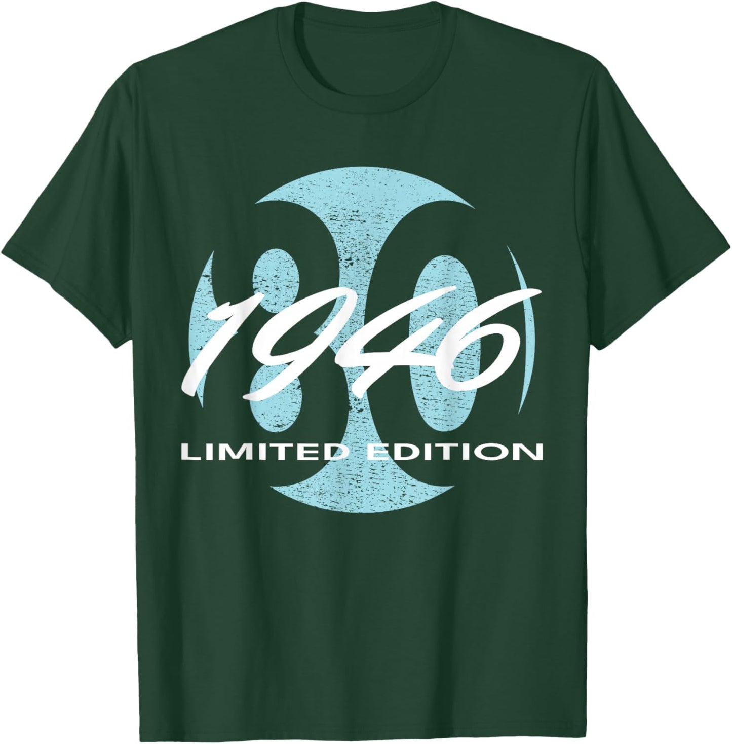 80e Anniversaire Homme Femme 80 Ans 1946 Cadeau drôle T-Shirt - T-Shirt | Forest
