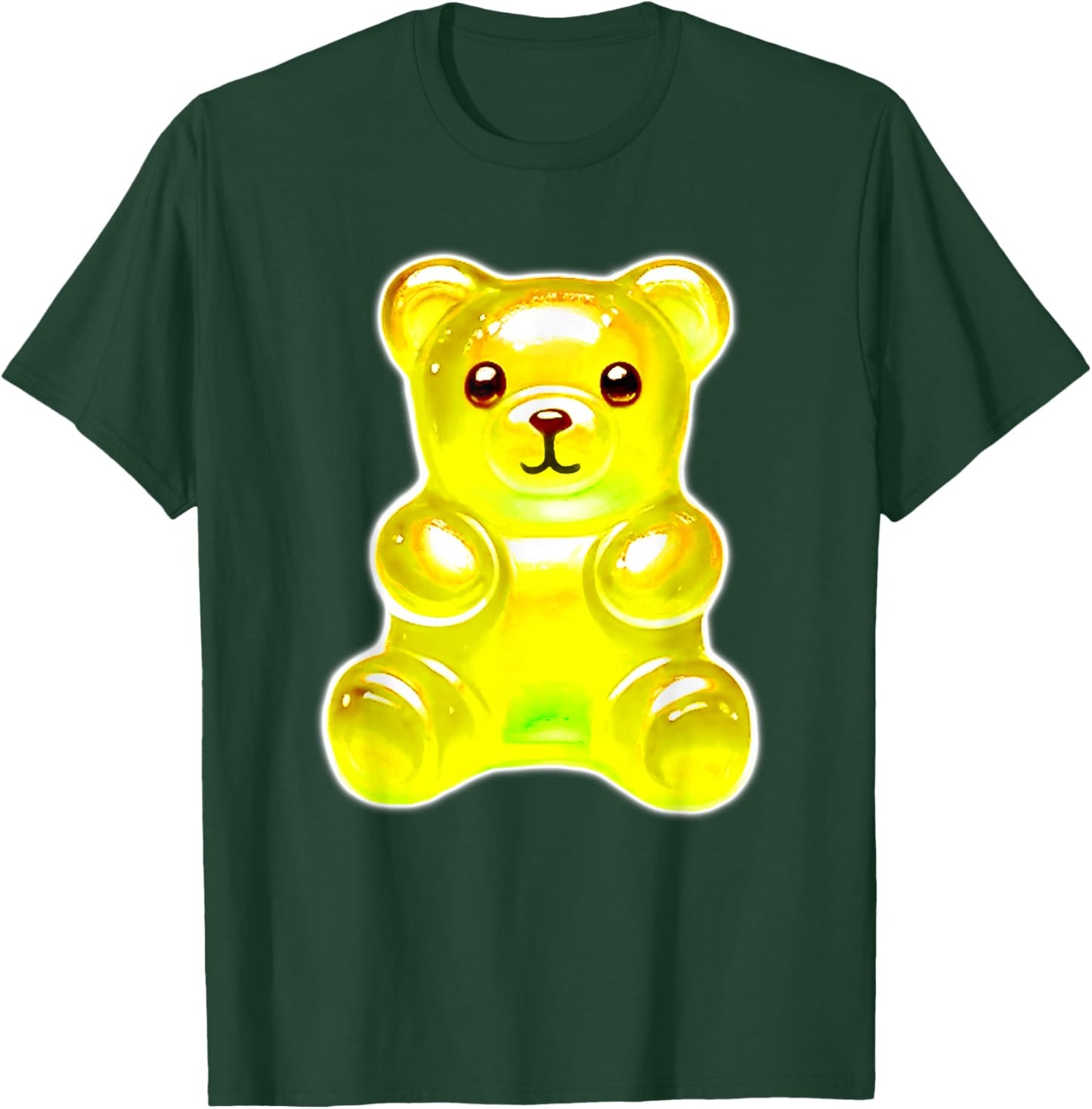 Gummy Bear Candy Yellow Gummies T-Shirt - T-Shirt | Forest