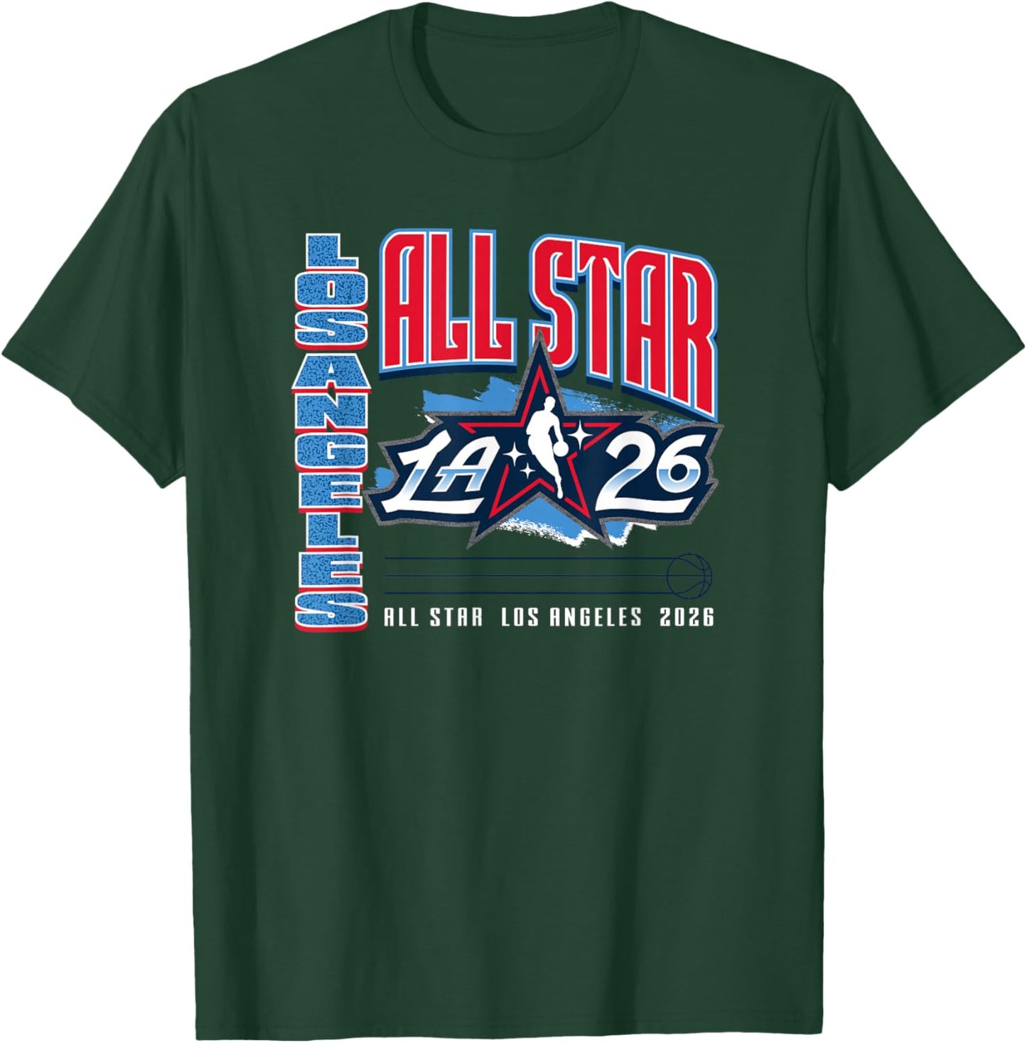 NBA Official 2026 All-Star Los Angeles T-Shirt - T-Shirt | Forest