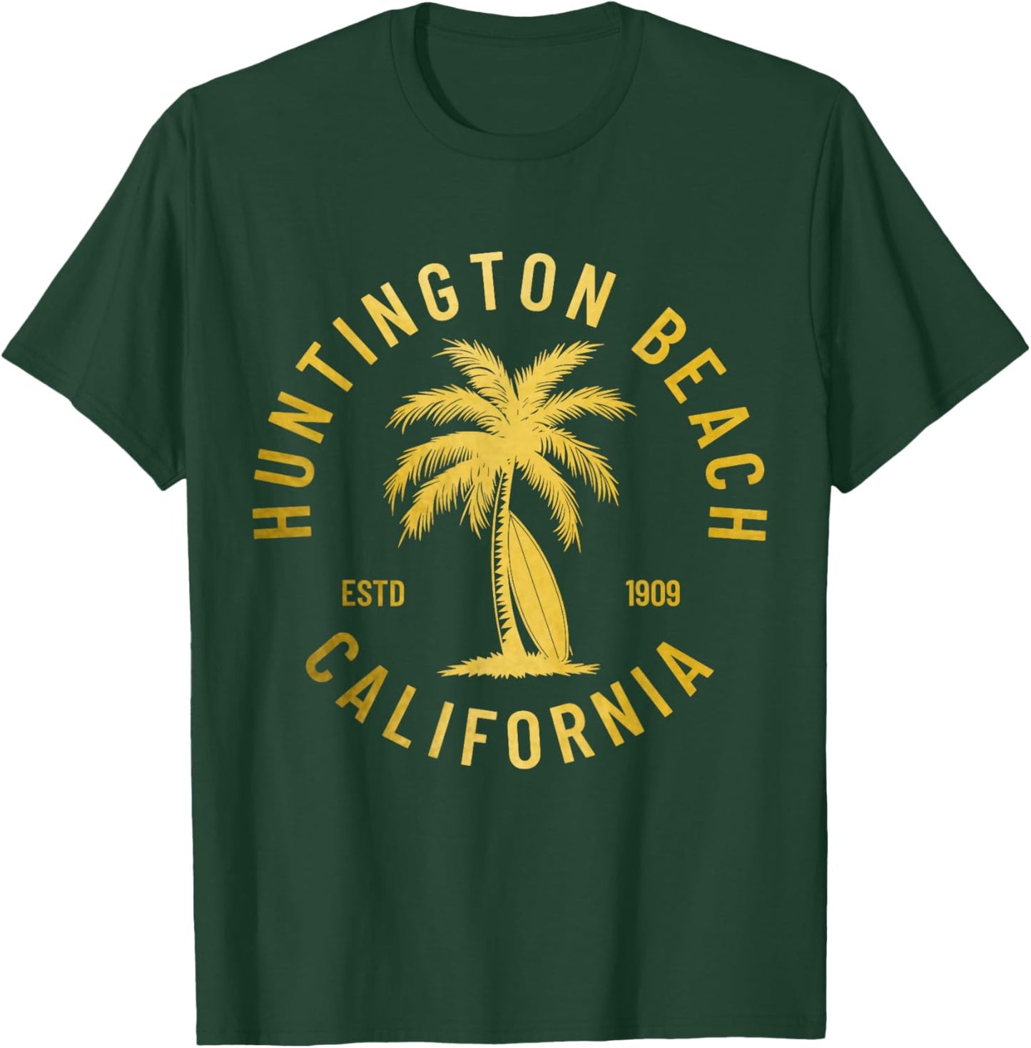 Huntington Beach California Surf T-Shirt - T-Shirt | Forest