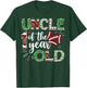 Uncle of The 1 Year Old Football First Birthday Boy Matching T-Shirt - T-Shirt | Forest