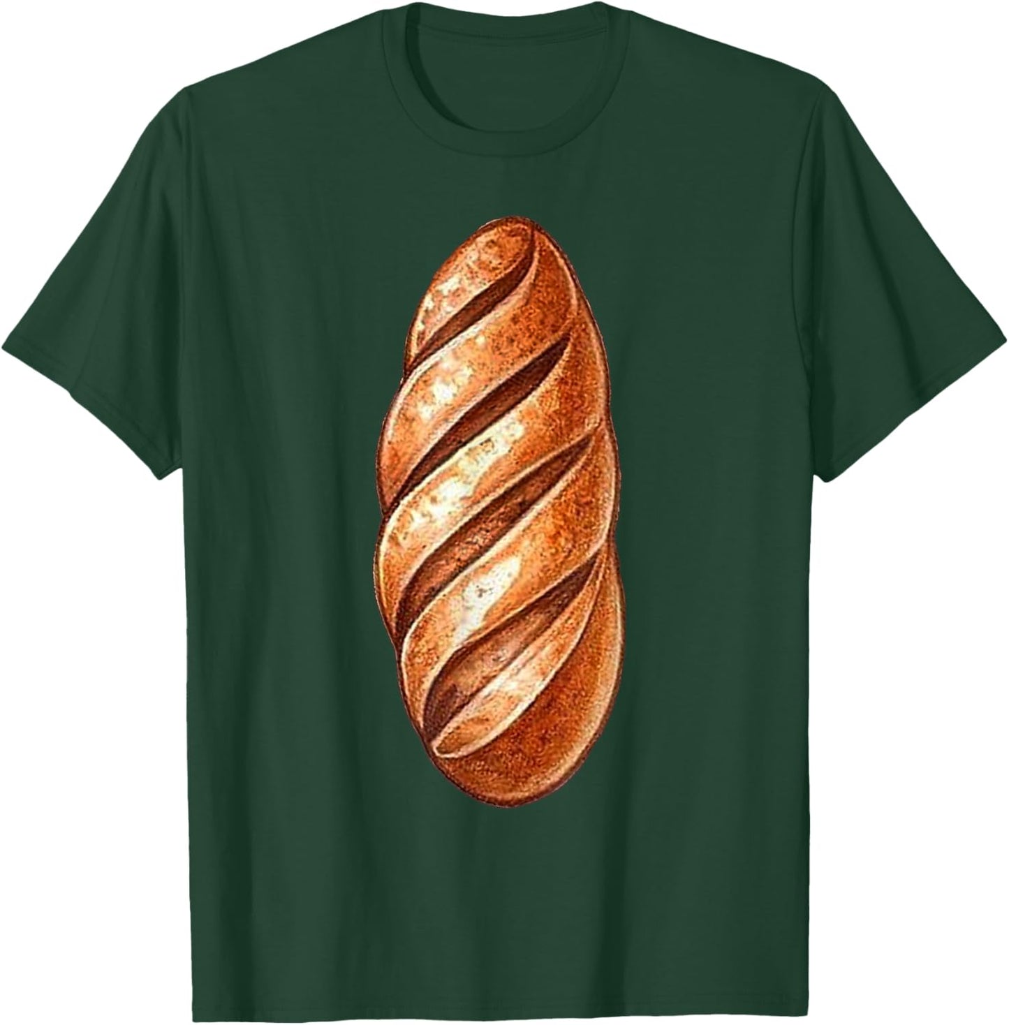 Baguette Costume Halloween Fancy Bread Cosplay Food Costume T-Shirt - T-Shirt | Forest