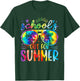 Tie Dye School's Out For Summer Last Day Of School Teacher T-Shirt - T-Shirt | Forest