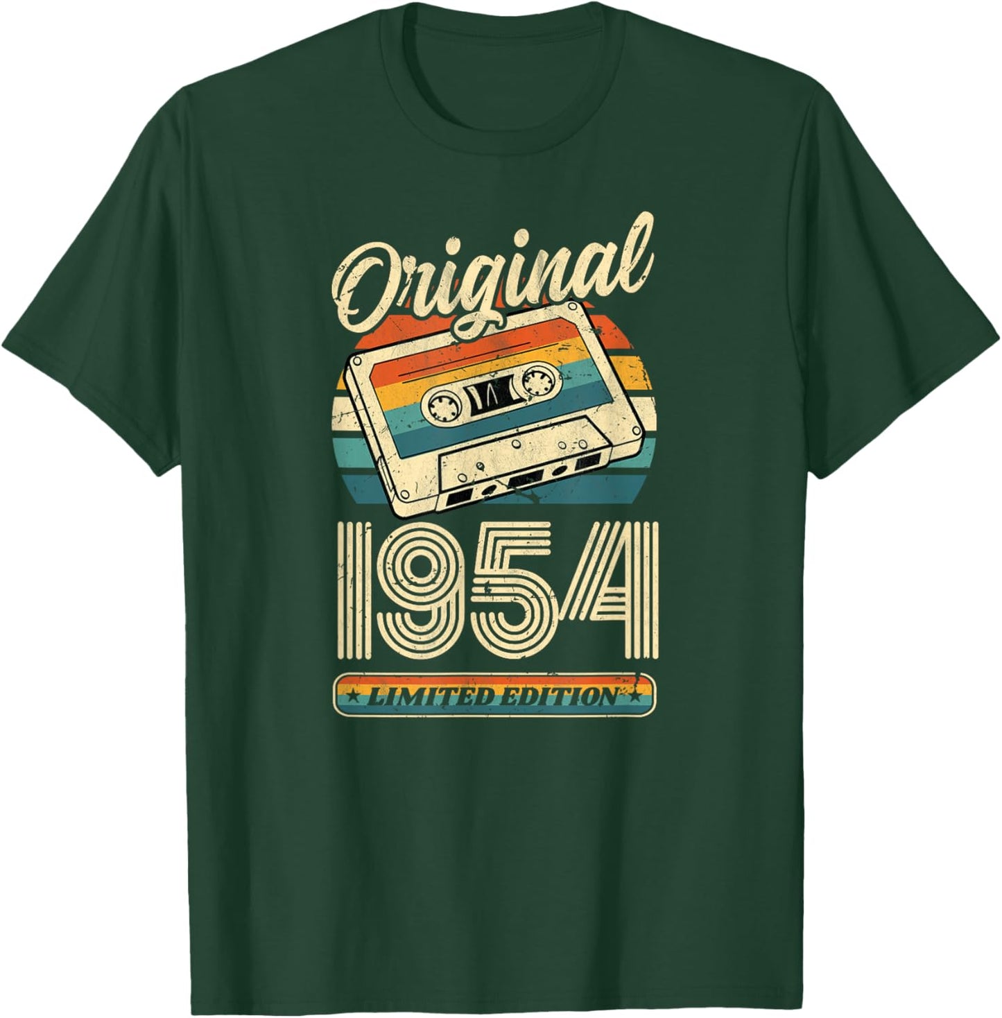 Original 1954 Vintage Anniversaire 72 Ans pour Hommes Femmes T-Shirt - T-Shirt | Forest