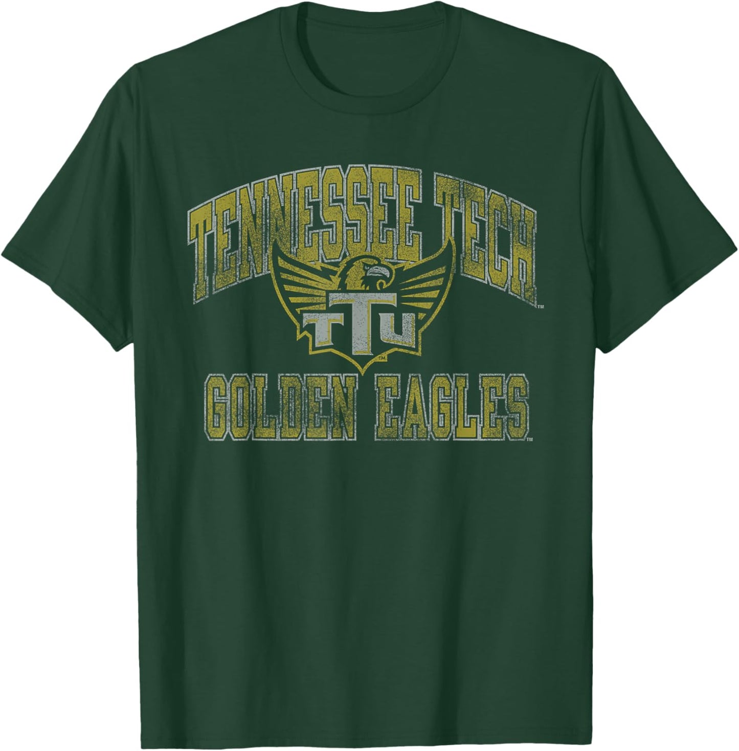 Tennessee Tech Golden Eagles Vintage Worn Purple T-Shirt - T-Shirt | Forest