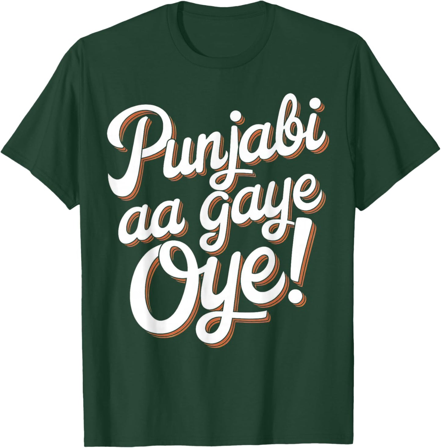 Punjabi Aa Gaye Oye Diljit Funny T-Shirt - T-Shirt | Forest
