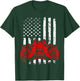USA Flag Slingshot Car Drivers Lovers American Sling shot T-Shirt - T-Shirt | Forest