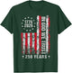 in God We Trust 250 Years Patriotic USA Flag Vintage T-Shirt - T-Shirt | Forest