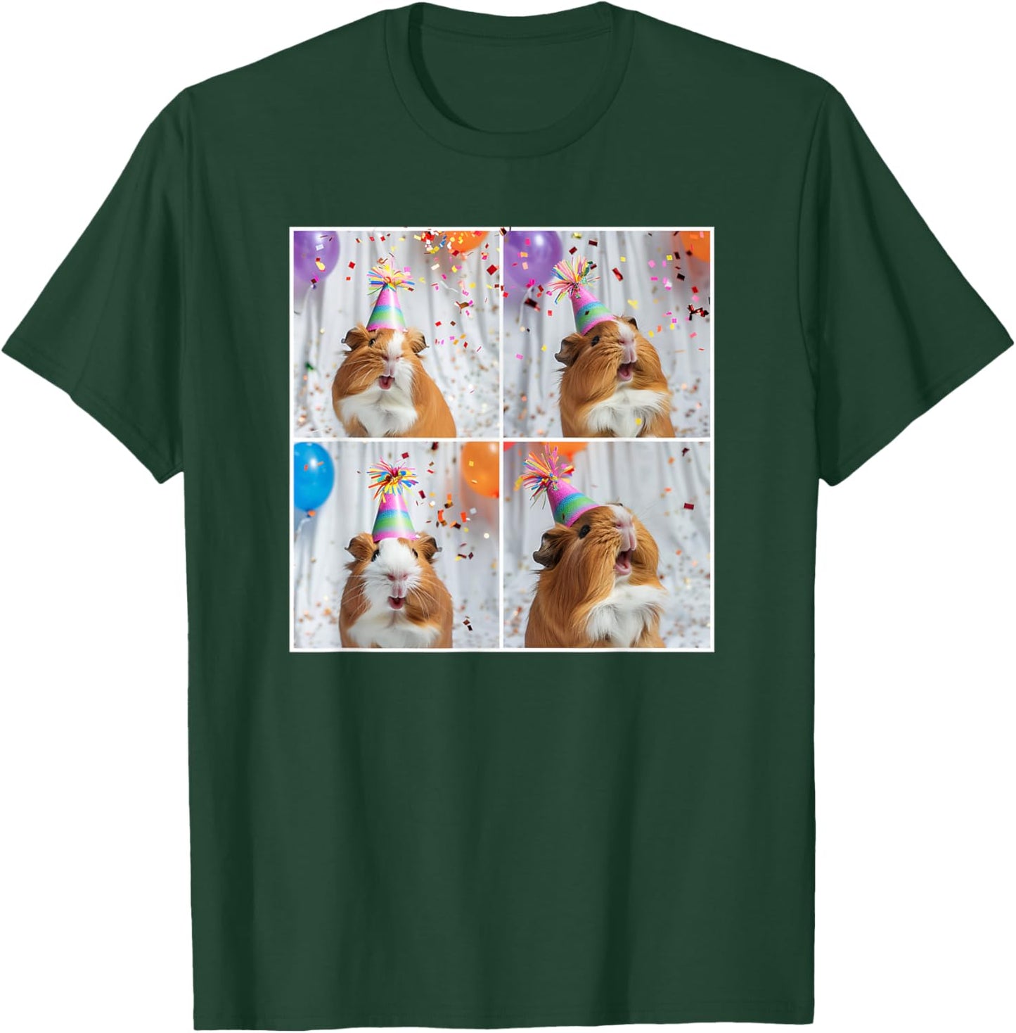 Funny Guinea Pig Face Pet Cavy Mom Guinea Pig Birthday T-Shirt - T-Shirt | Forest