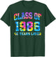 Tie Dye Class of 1986 Reunion 40 Year Alumni High School T-Shirt - T-Shirt | Forest